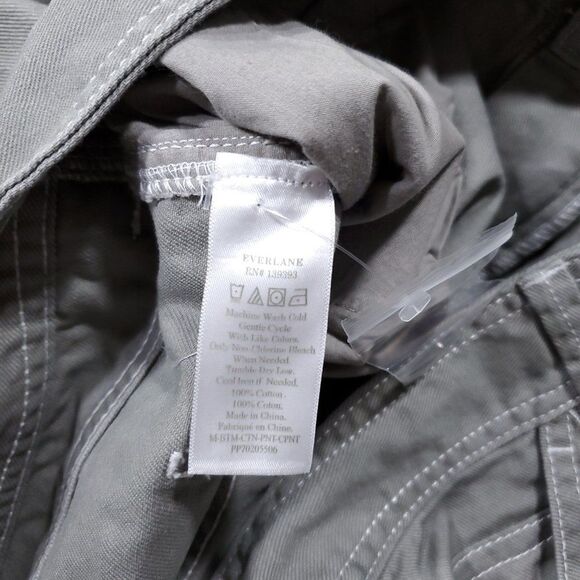 Everlane Chore Pants Gray Shale Men's Size 40 x 32 Carpenter Work Cotton - Picture 7 of 11